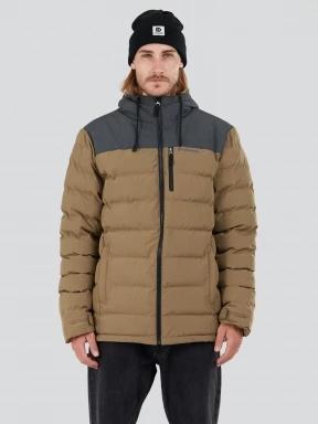 Fundango Passat Padded Jacket herren gesteppt übergangsjacke braun 1