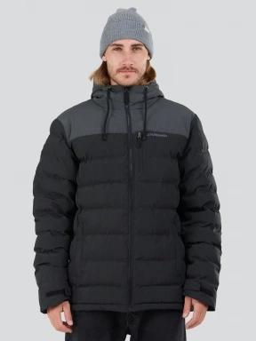 Fundango Passat Padded Jacket herren gesteppt übergangsjacke Schwarz 1