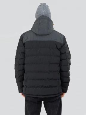 Fundango Passat Padded Jacket herren gesteppt übergangsjacke Schwarz 3