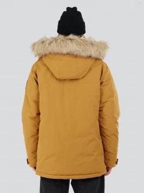 Fundango Spirit Parka Jacket herren wintermantel gelb 3