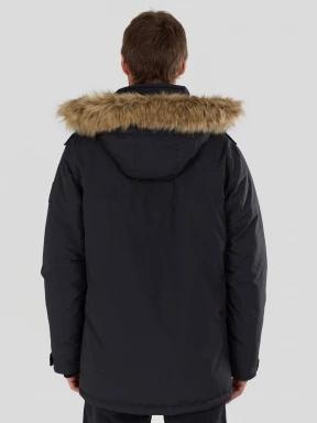 Fundango Spirit Parka Jacket herren wintermantel Schwarz 3