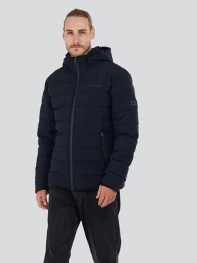 Fundango Hubble Padded Jacket herren gesteppt übergangsjacke dunkelblau 1