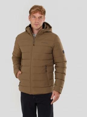 Fundango Hubble Padded Jacket herren gesteppt übergangsjacke braun 1