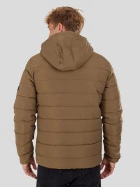 Fundango Hubble Padded Jacket herren gesteppt übergangsjacke braun 3