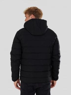 Fundango Hubble Padded Jacket herren gesteppt übergangsjacke Schwarz 3