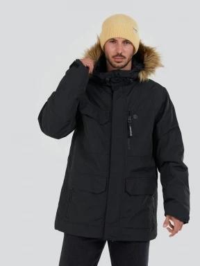 Fundango Venture Parka Jacket herren wintermantel Schwarz 1