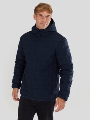 Fundango Smoke Eco Hooded Jacket herren outdoorjacke dunkelblau 1