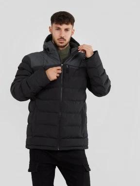 Fundango Passat Padded Jacket herren mäntel Schwarz 1