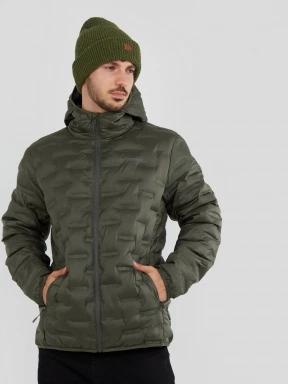 Fundango Smoke Hooded Jacket herren mäntel oliv 1