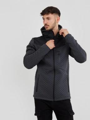 Fundango Ashford Insulated Fleece Jacket herren fleecepullover Schwarz 1