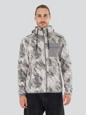 Fundango Nestor Fleece Jacket herren fleecepullover grau 1