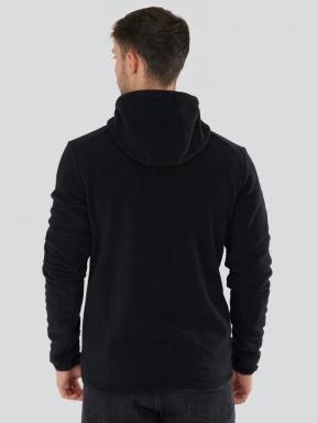Fundango Nestor Fleece Jacket herren fleecepullover Schwarz 3