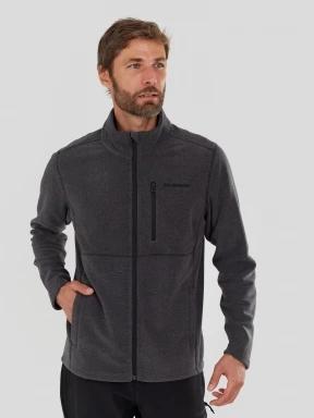 Fundango Jeffrey Fleece Jacket herren fleecepullover Schwarz 1