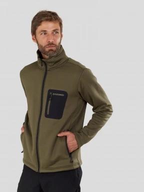 Fundango Revolution Fullzip Fleece herren fleecepullover grün 1