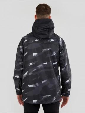 Fundango Salmo Logo Anorak herren regenmantel Schwarz 3
