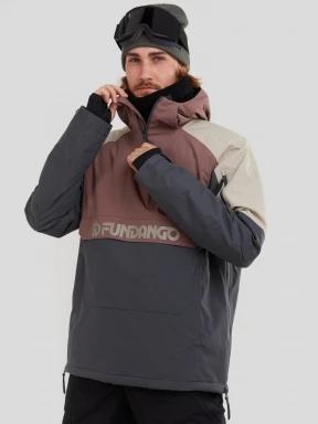 Fundango Burnaby Logo Anorak herren skijacke lila 1