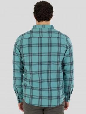 Fundango Roddy Lined Shirt herren hemdjacke grün 3