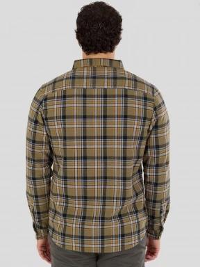 Fundango Roddy Lined Shirt herren hemdjacke oliv 3
