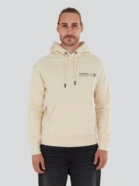 Fundango Talis Hooded Sweatshirt herren kapuzenpullover sand 1