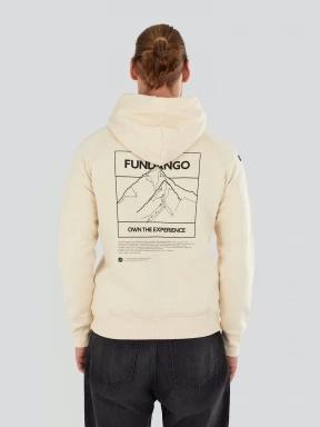 Fundango Talis Hooded Sweatshirt herren kapuzenpullover sand 3