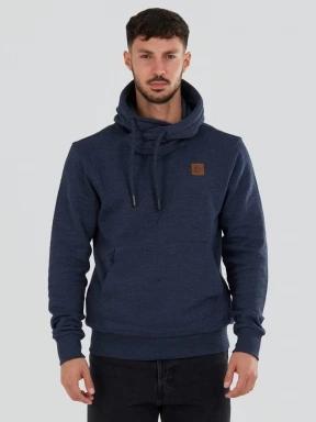 Fundango Conor Hooded Sweatshirt herren kapuzenpullover dunkelblau 1