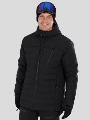 Fundango Fairfield Padded Jacket herren gesteppt skijacke Schwarz 1