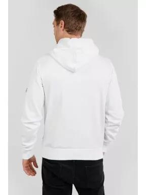 Fundango Hoover Hooded sweatshirt herren kapuzenpullover weiß 3