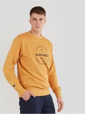 Fundango Warren Sweatshirt herren pullover gelb 1