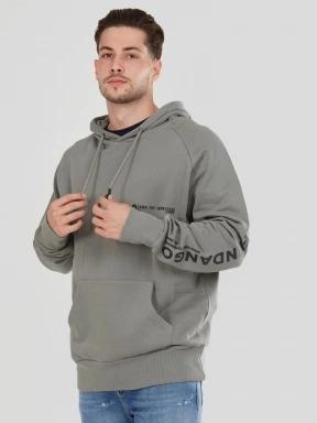Fundango Talis Hooded Sweatshirt herren pullover grün 1