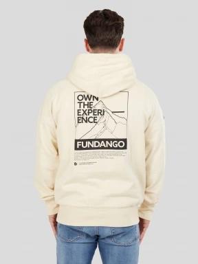 Fundango Talis Hooded Sweatshirt herren pullover sand 3
