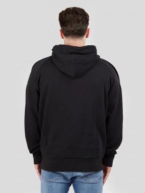 Fundango Talis Hooded Sweatshirt herren pullover Schwarz 3