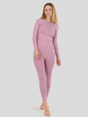Fundango Seamless Baselayer Set damen baselayer-set rosa 1