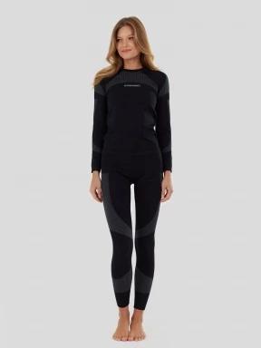 Fundango Seamless Baselayer Set damen baselayer-set Schwarz 1