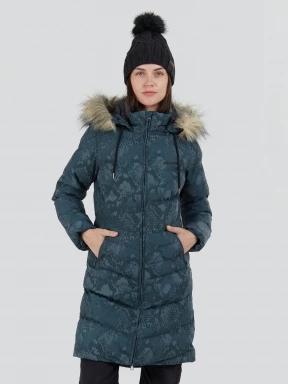 Fundango Puppis Padded Jacket damen wintermantel grün 1