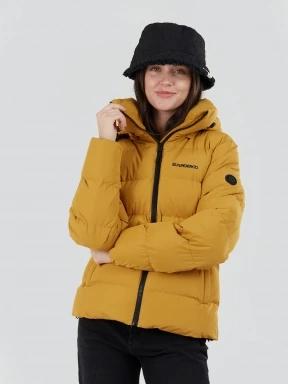 Fundango Amber Padded Jacket damen gesteppt übergangsjacke gelb 1