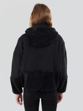 Fundango Sansa Hybrid Jacket damen übergangsjacke Schwarz 3