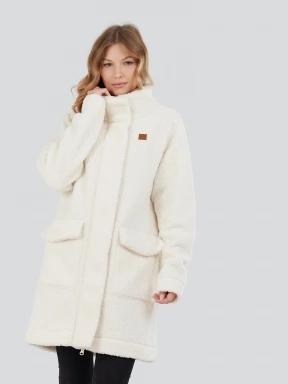 Fundango Elle Fleece Jacket damen übergangsjacke weiß 1