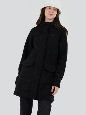 Fundango Elle Fleece Jacket damen übergangsjacke Schwarz 1