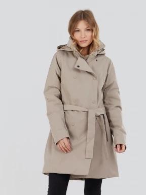 Fundango Charlotte Trenchcoat damen regenmantel sand 1