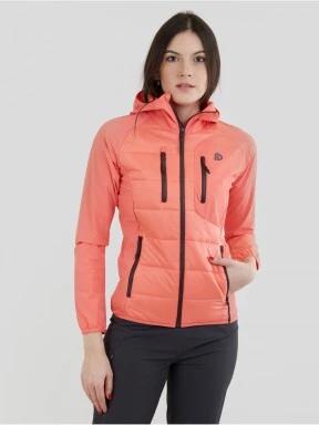 Fundango Mina Hybrid jacket damen softshelljacken orange 1