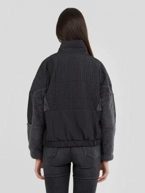 Fundango Calypso Hybrid Pullover damen fleecepullover Schwarz 3