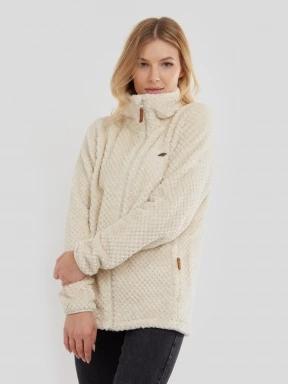 Fundango Shiren Fleece Jacket damen fleecepullover sand 1