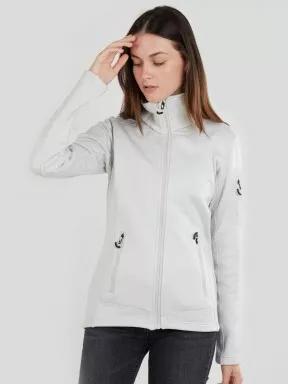 Fundango Antila Fleece Jacket damen fleecepullover weiß 1