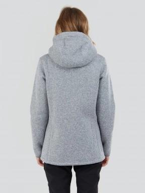 Fundango Ara Fleece Jacket damen fleecepullover grau 3