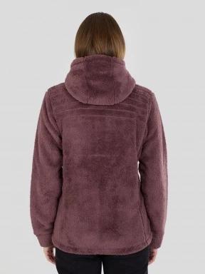 Fundango Zealand Plush Pile Jacket damen fleecepullover lila 3