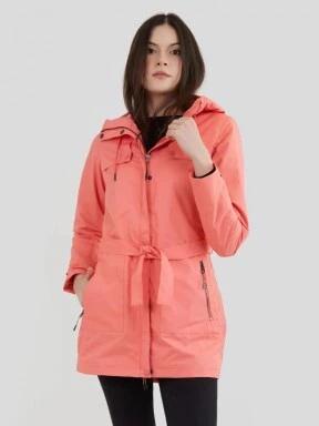 Fundango Regina Waterproof Trench Jacket damen regenmantel orange 1