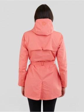 Fundango Regina Waterproof Trench Jacket damen regenmantel orange 3