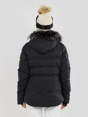Fundango Elyra Fur Padded Jacket damen gesteppt skijacke Schwarz 3