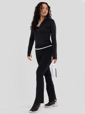 Fundango Flare Leggings damen leggings Schwarz 1