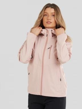 Fundango Piora Waterproof Jacket damen regenmantel rosa 1